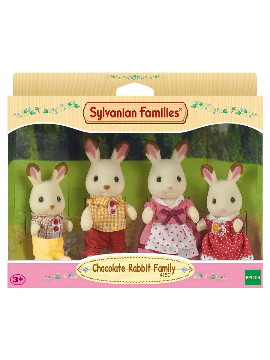 Семья Шоколадных Кроликов Sylvanian Families 110376 купить в  интернет-магазине Wildberries