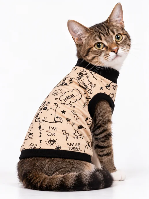OSSO-fashion Одежда для кошек, черный, фото 2