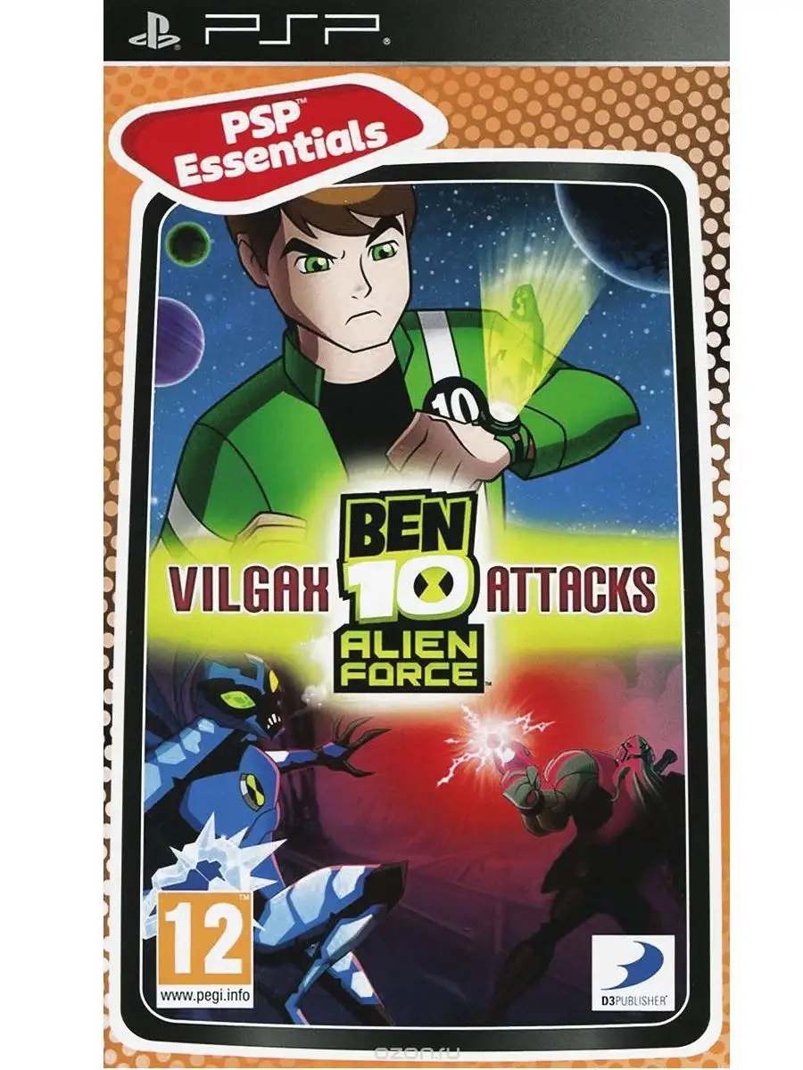 Ben 10: Alien Force Vilgax Attacks (Essentials) [PSP] Namco Bandai / Atari  10037221 купить в интернет-магазине Wildberries