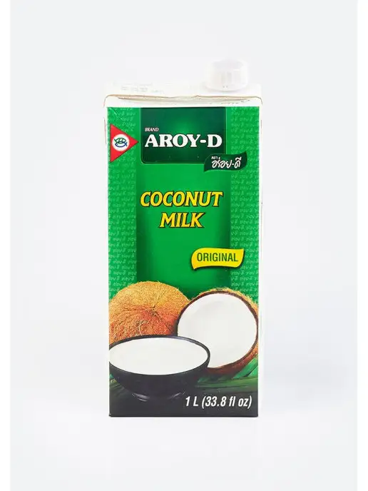 Aroy-D Кокосовое молоко 70%, 1л(жирность 17-19%), 1 л