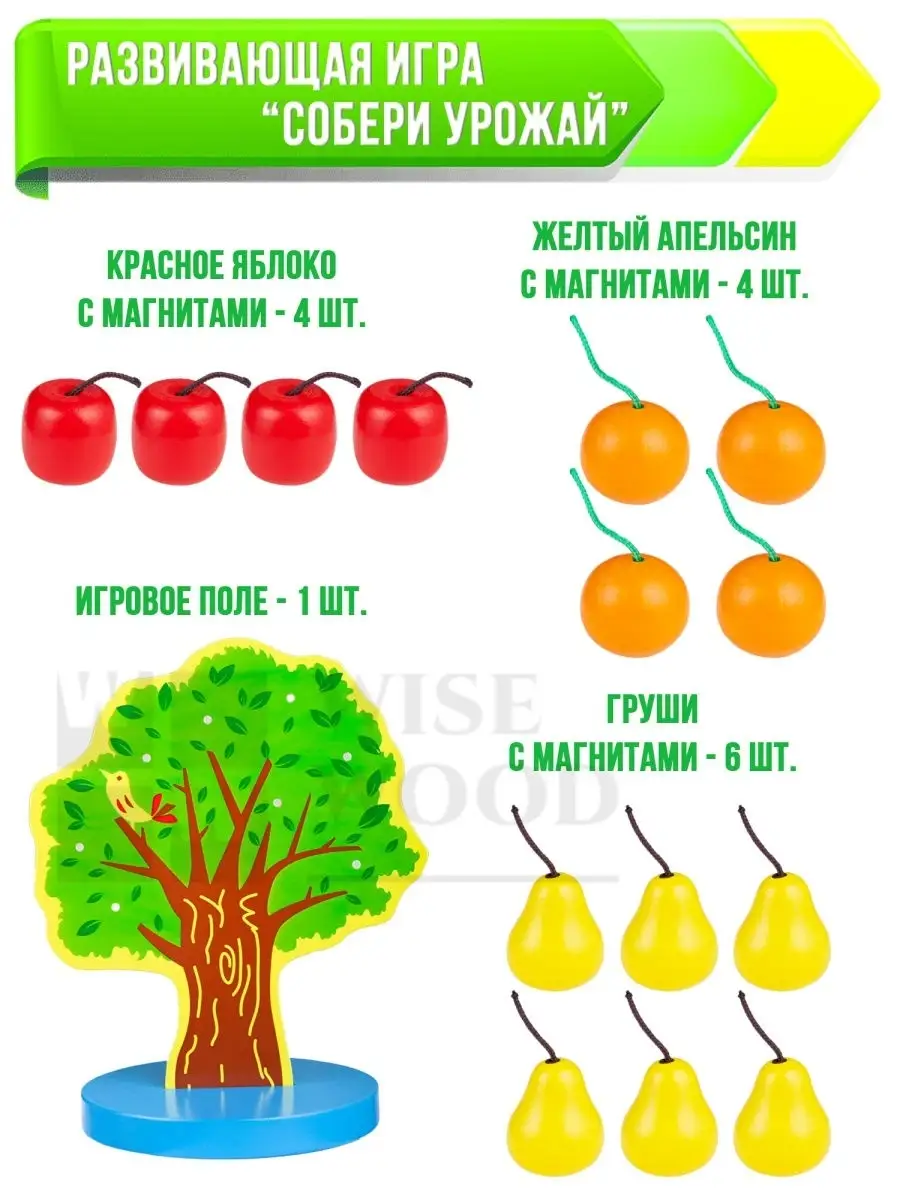Развивающий деревянный сортер / Магнитная рыбалка / Монтессори/ Деревянная  игра / настольная игра WISE WOOD 10104154 купить в интернет-магазине  Wildberries