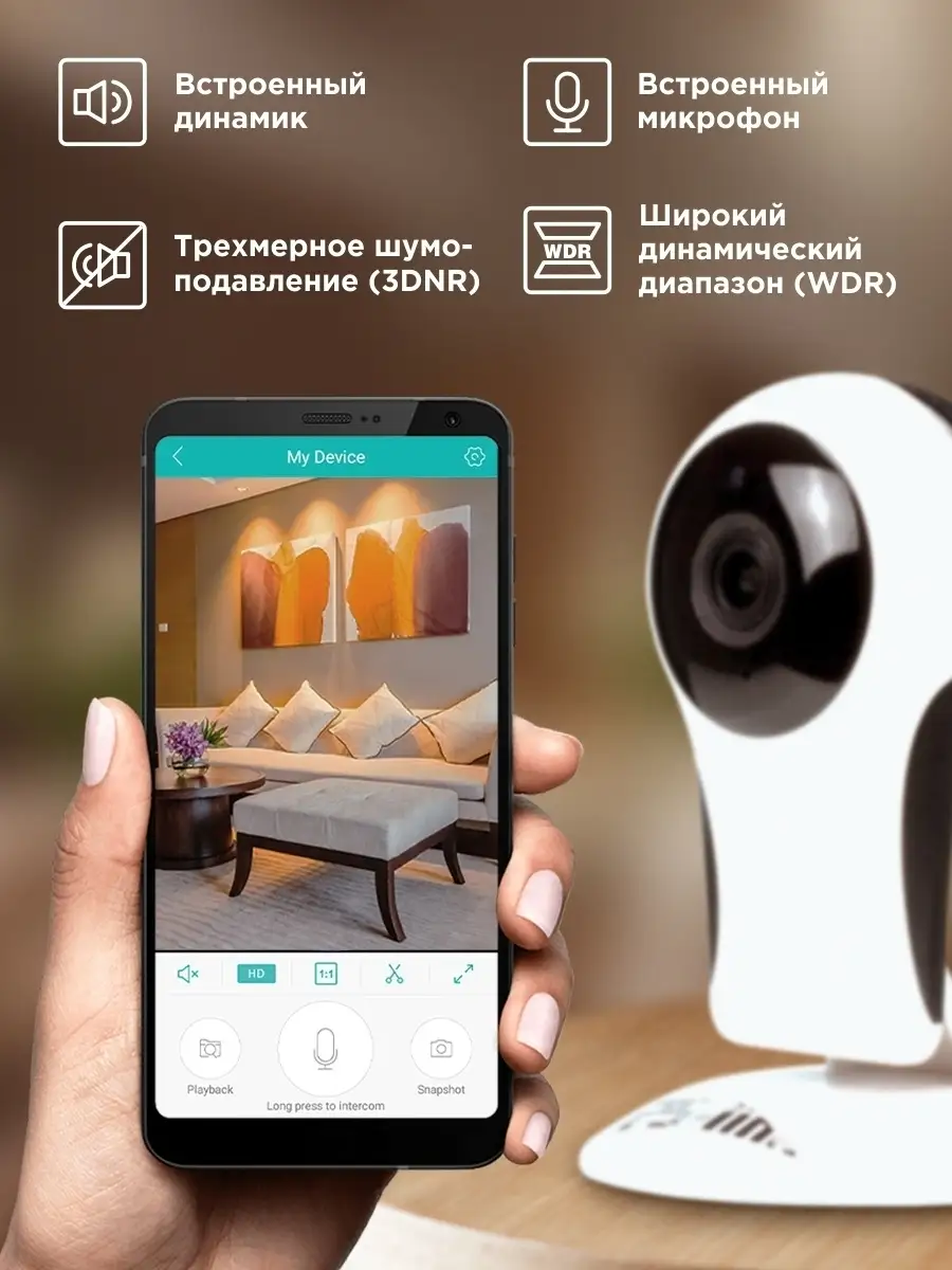 Беспроводная WIFI камера 1Мп PS-link XMP10 PS-link 10107949 купить за 1 861  ₽ в интернет-магазине Wildberries