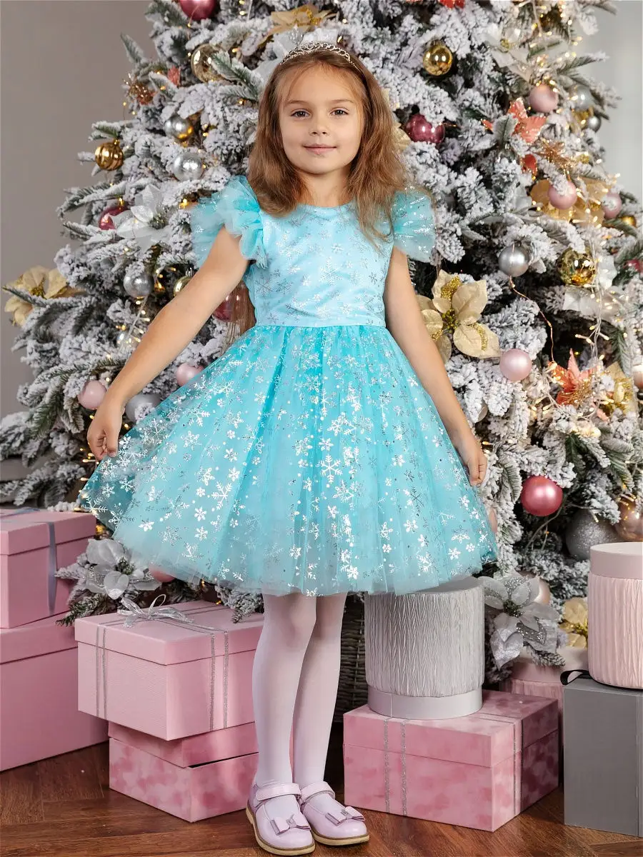 платье детское на праздник | Платья, Платье для девочки, Новогодние поделки