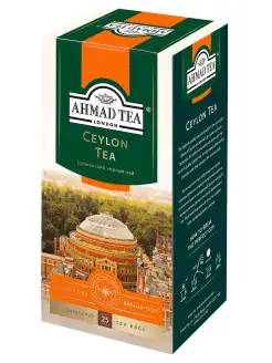 Ceylon Tea, черный чай в пакетиках 25шт по 2г Ahmad Tea 10126024 купить за 109 ₽ в интернет-магазине Wildberries