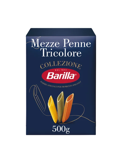 Barilla Макароны Мецце Пенне Триколоре из твёрдых сортов,500, вариант