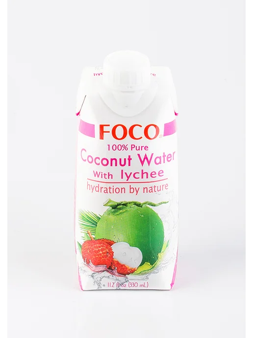 foco Кокосовая вода с личи (без сахара), вариант
