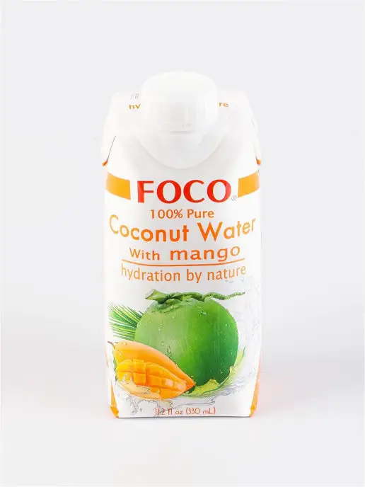 foco Кокосовая вода с манго (без сахара), 330 мл