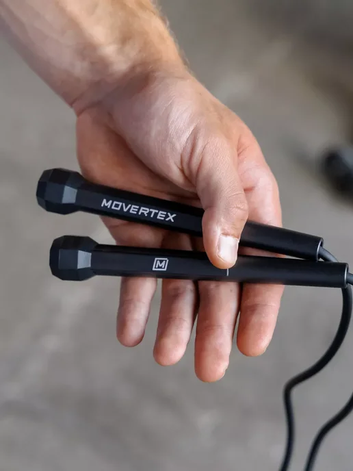 MOVERTEX Скакалка спортивная 305 см гимнастическая для фитнеса, черный, фото 5