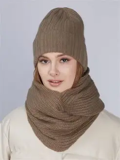 Снуд зимний теплый вязаный трикотажный из ангоры FortiKnitwear 10203442 купить за 582 ₽ в интернет-магазине Wildberries