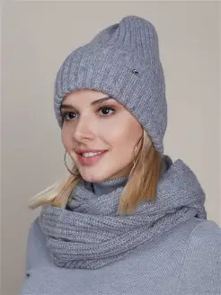 Снуд зимний теплый вязаный трикотажный из ангоры FortiKnitwear 10203449 купить за 738 ₽ в интернет-магазине Wildberries