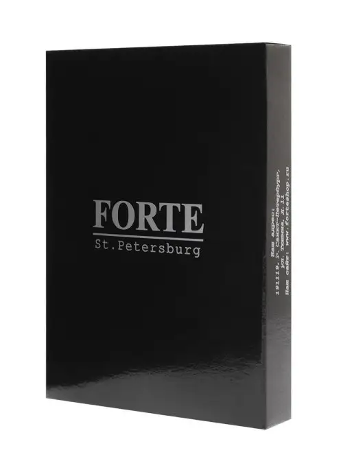 Forte Зажим для купюр с отделением для мелочи, кошелёк кожаный, синий, фото 7