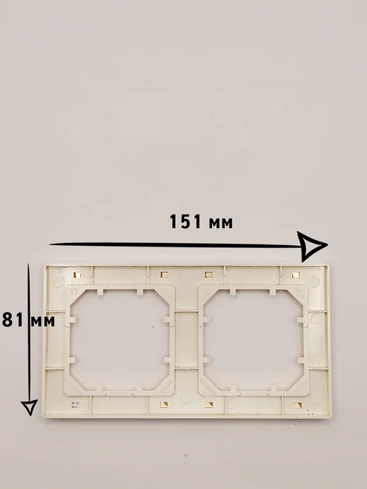 Zakru Рамка двойная METAL CLASICO Золото 15x8 см, 15x8 см, фото 2