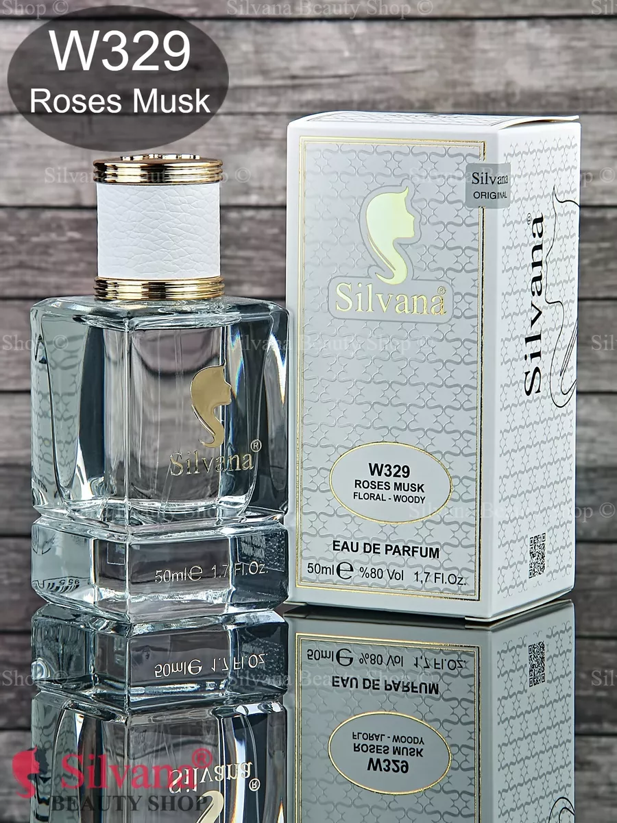 Духи Сильвана аромат № W329 Roses Musk Роза Мускус 50мл SILVANA 10277448  купить за 1 391 ₽ в интернет-магазине Wildberries