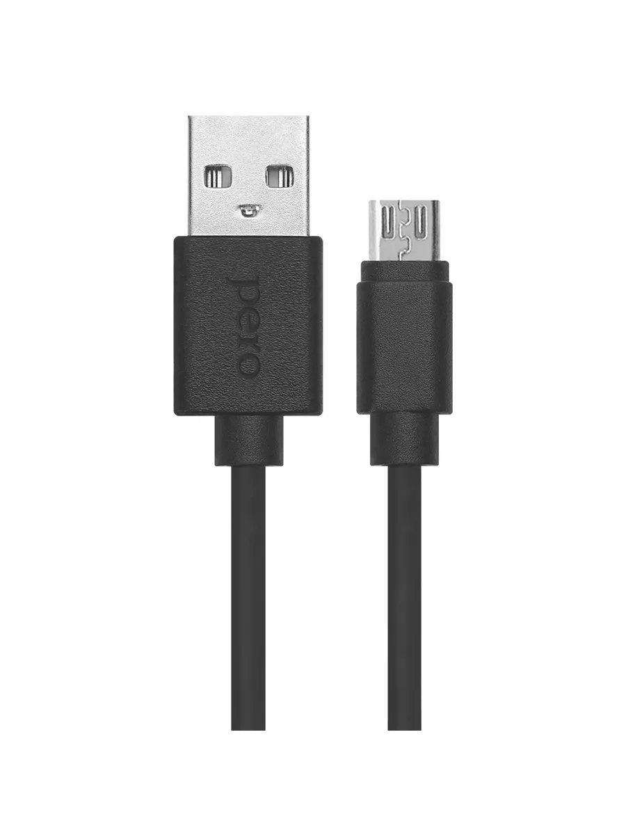 Кабель micro-USB для зарядки DC-03 , 2А, 2м, черный