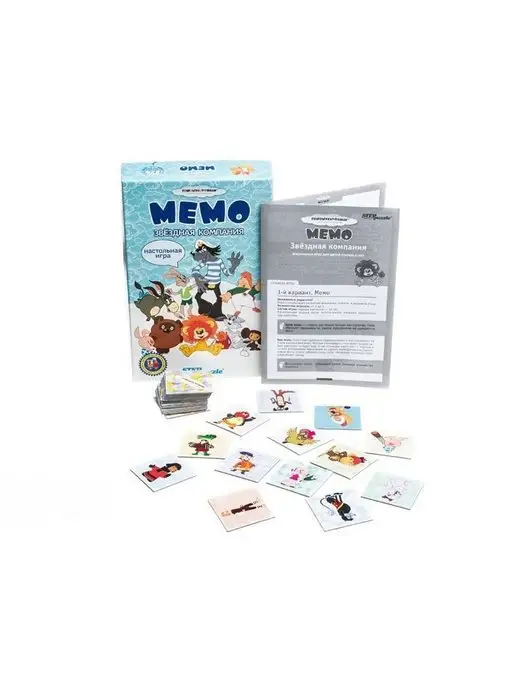 STEP puzzle company Настольная игра для детей и всей семьи Мемо, голубой, фото 3