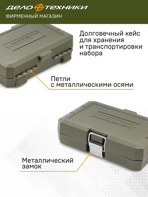 ДЕЛО ТЕХНИКИ Набор головок и принадлежностей 1 4", 46 предм, 600746, вариант, фото 8