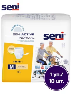 Подгузники трусы ACTIVE Normal Medium, 10 шт. уп Seni 10363503 купить за 1 100 ₽ в интернет-магазине Wildberries