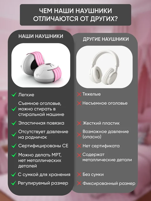 Alpine Hearing Protection Наушники противошумные детские Muffy Baby, розовый, фото 5