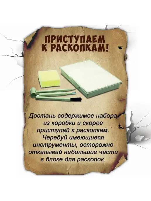 Bondibon Раскопки Динозавр 3D скелет Смилодон, вариант, фото 4