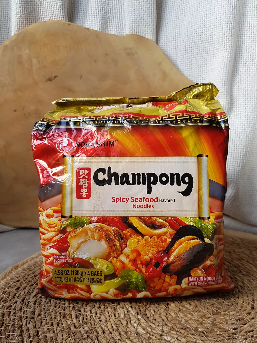 Корейская лапша рамен Champong Чампонг 4 шт по 130г Nongshim 10429888  купить в интернет-магазине Wildberries