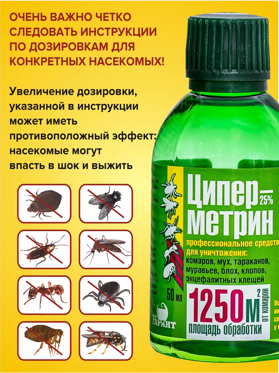 Циперметрин 25 средство от комаров и клещей Циперметрин 10438226 купить за  290 ₽ в интернет-магазине Wildberries