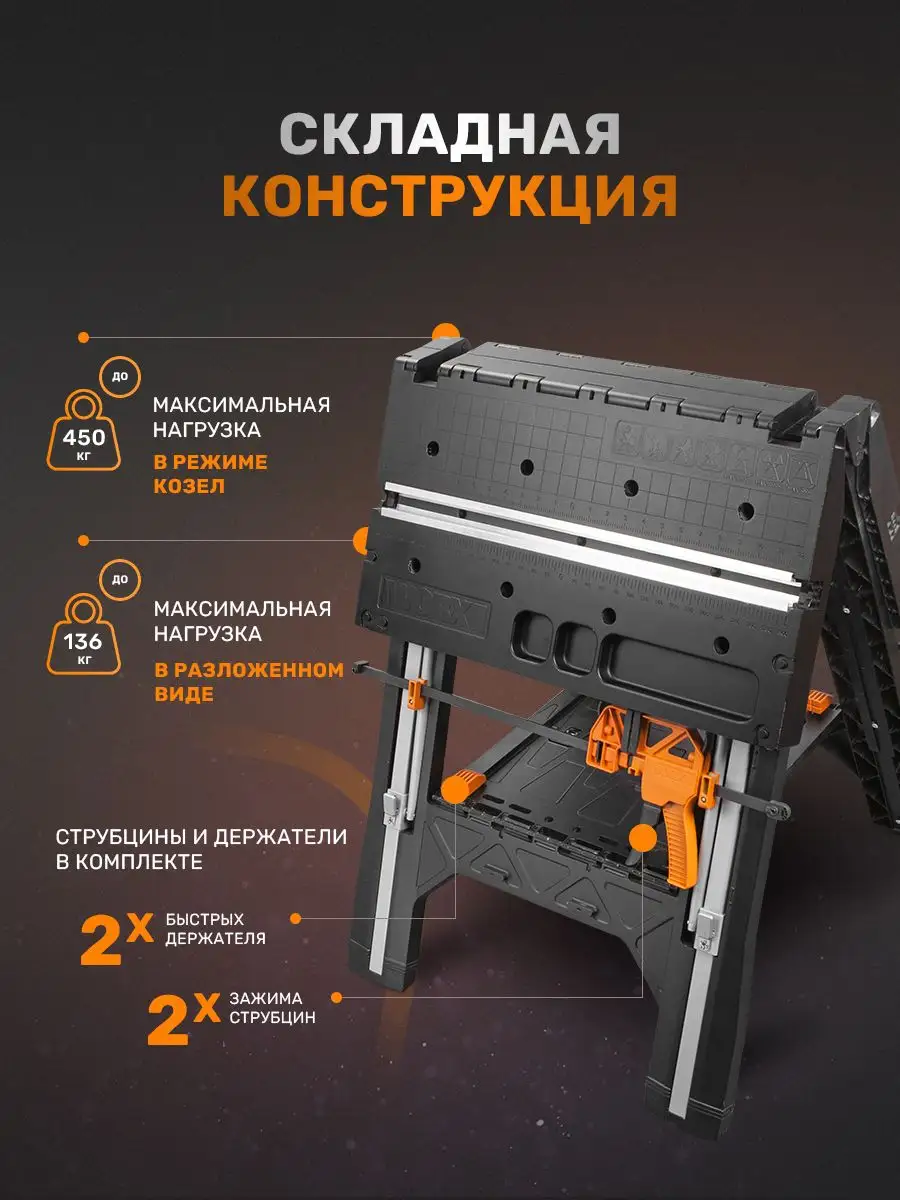 Стол worx pegasus wx051