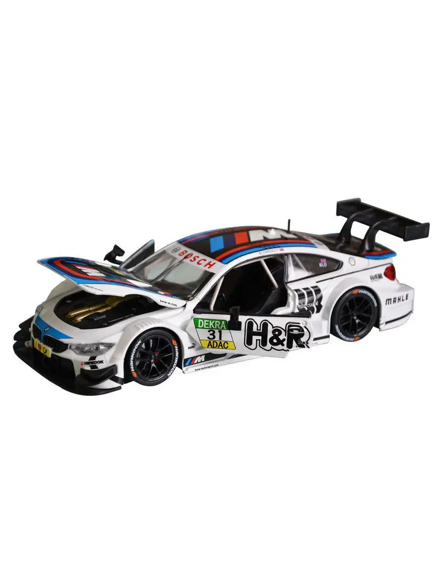 Машинка металлическая, модель BMW M4, 1:24, открываются передние двери,  капот, свет, звук АВТОПАНОРАМА 10458665 купить в интернет-магазине  Wildberries