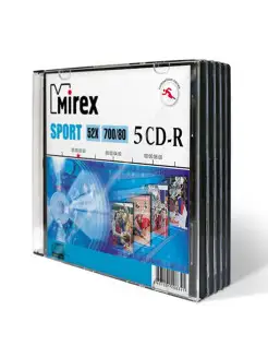 Компакт-диск CD-R, 52x, Maestro, 0,7 гб, Slim box, 5 шт Mirex 110090703 купить за 591 ₽ в интернет-магазине Wildberries