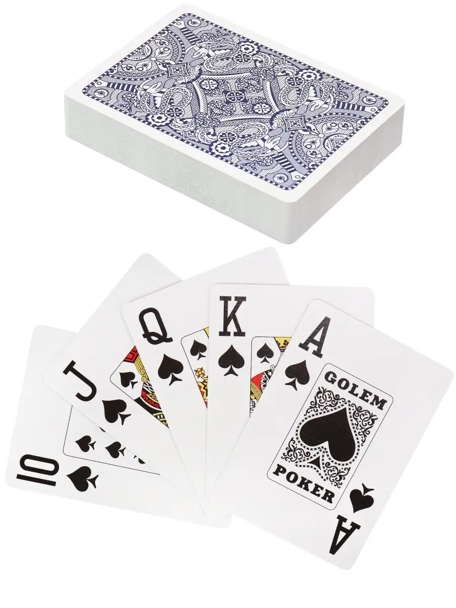 Игральные карты 54 шт (poker size index jumbo, 63х88 мм) Miland 10478805  купить в интернет-магазине Wildberries