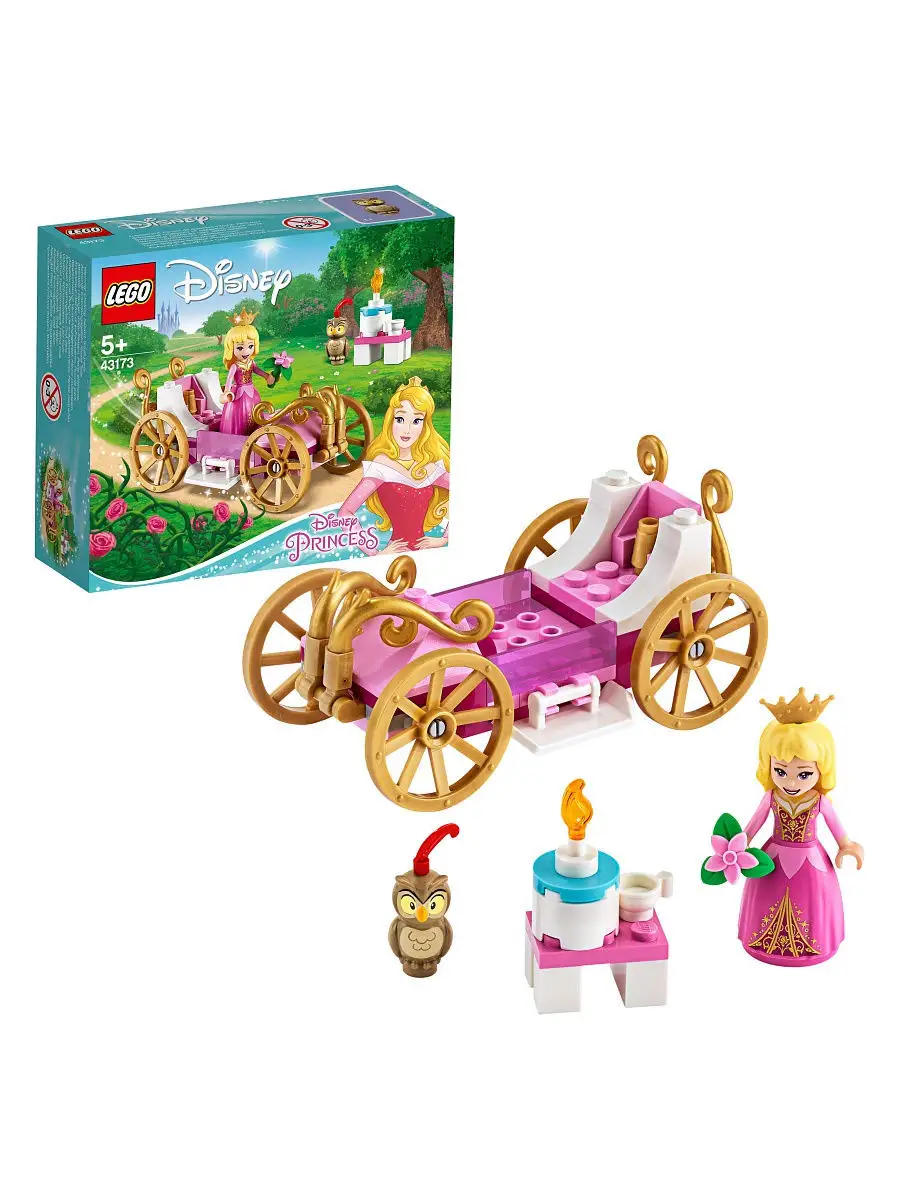 Конструктор LEGO Disney Princess 43173 Королевская карета Авроры / красивая  игрушка по мультфильму LEGO 10504395 купить в интернет-магазине Wildberries