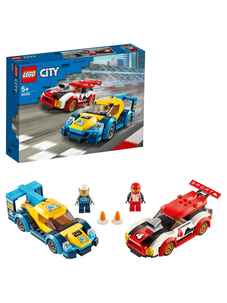 Конструктор LEGO City Nitro Wheels 60256 Гоночные автомобили /  увлекательный конструктор, спорткар LEGO 10504415 купить в  интернет-магазине Wildberries