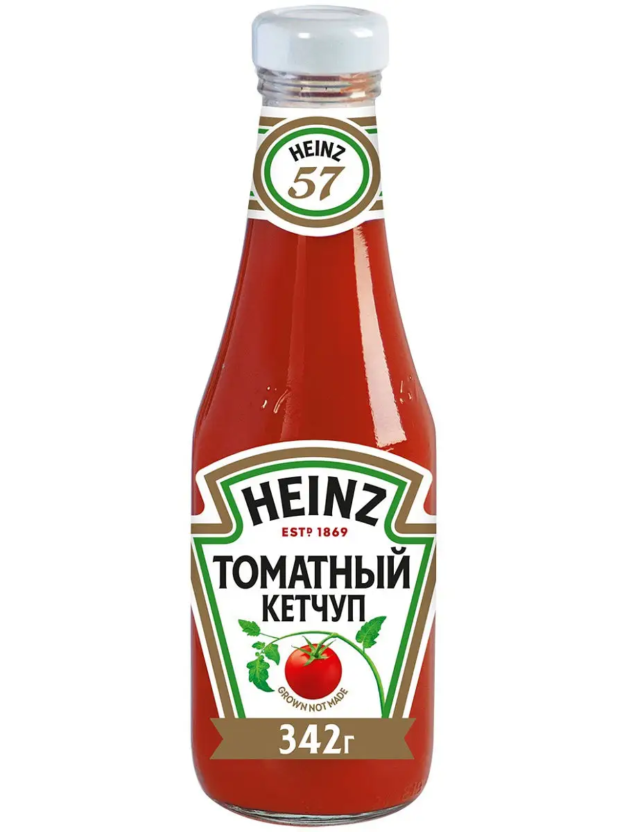 Кетчуп Томатный, стекло 342г Heinz 10513632 купить в интернет-магазине  Wildberries