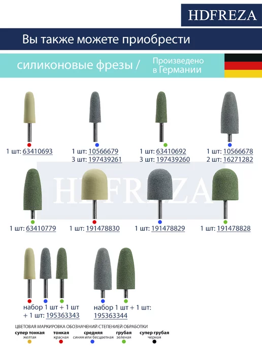 HDFREZA Фреза для маникюра и педикюра полировщик безопасная, вариант, фото 4
