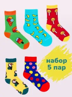 Носки цветные набор Babushka 10596545 купить за 394 ₽ в интернет-магазине Wildberries