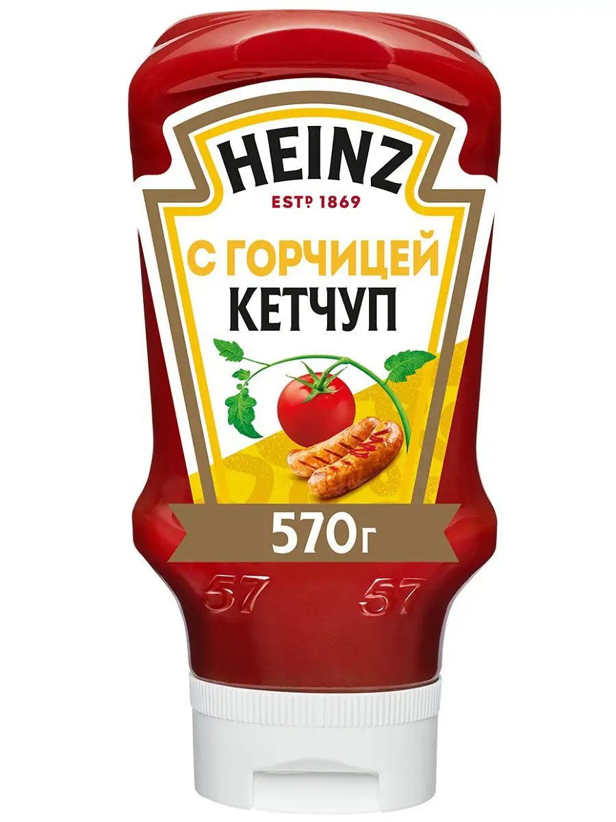 Кетчуп с Горчицей, Top-Down 570г Heinz 10605793 купить в интернет-магазине  Wildberries