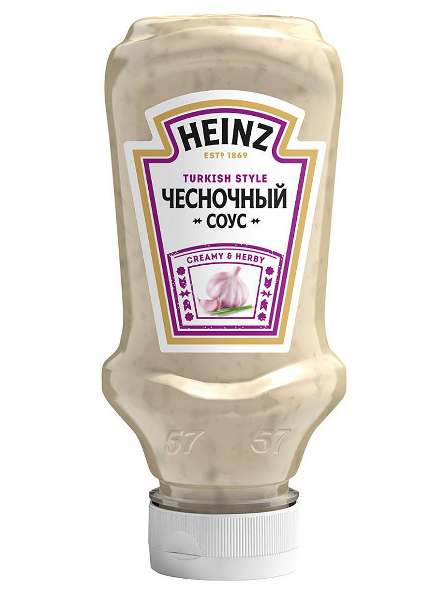 Соус Чесночный, 220мл Heinz 10605797 купить в интернет-магазине Wildberries