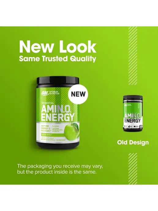 Optimum Nutrition Аминокислоты Амино Энерджи, 270 г - Зеленое яблоко, 270 г, фото 2