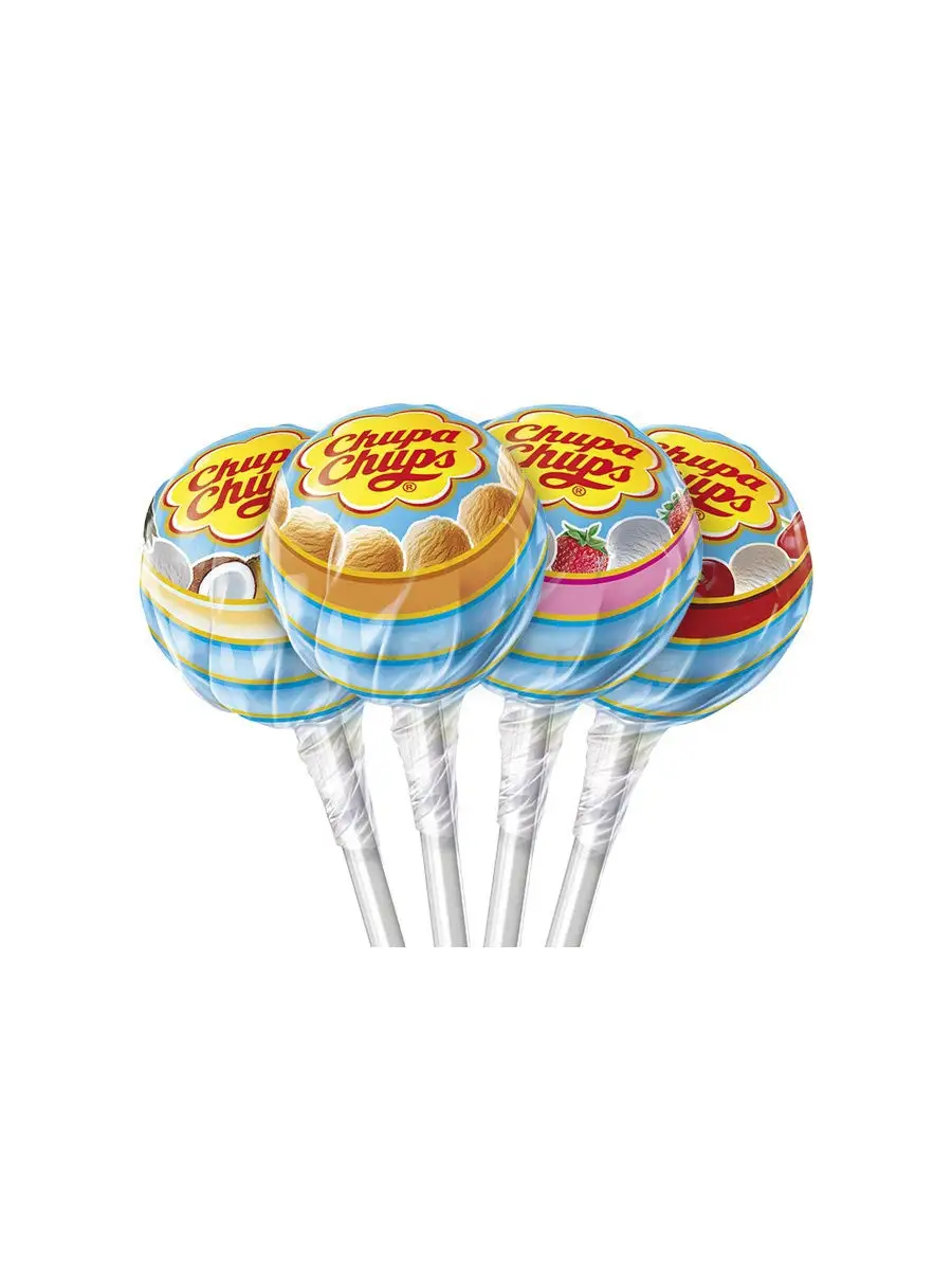 Карамель Chupa Chups со вкусом мороженого, 100 шт по 12 г Chupa Chups  10615461 купить за 839 ₽ в интернет-магазине Wildberries