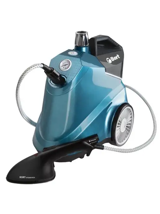 BORT Вертикальный отпариватель для одежды Pro Iron, синий, фото 4