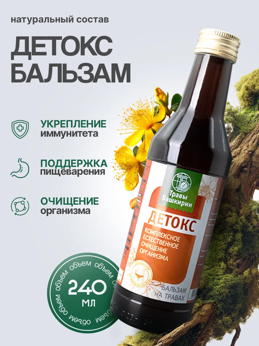 Сироп бальзам детокс очищение организма