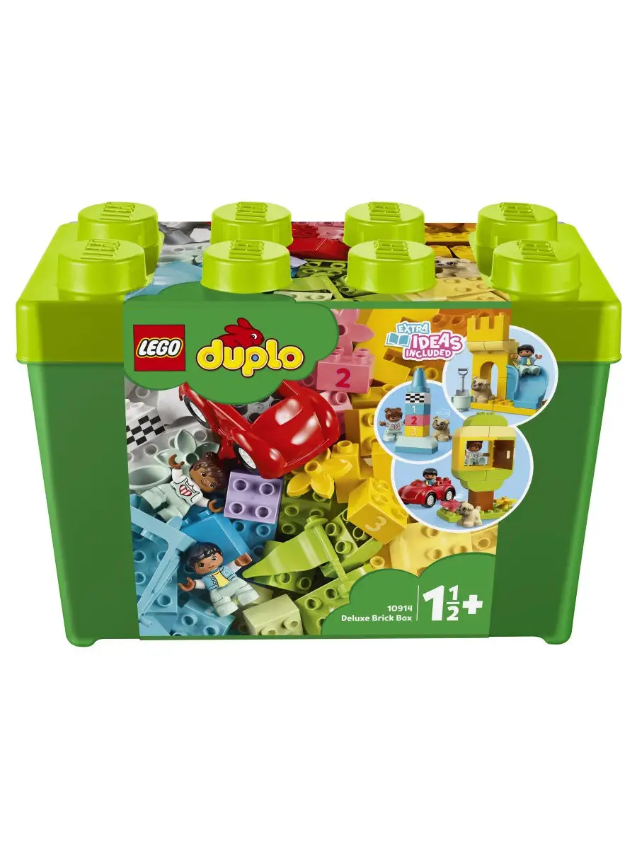 Конструктор LEGO DUPLO Classic 10914 Большая коробка с кубиками / учимся  считать, для малышей LEGO 10701650 купить в интернет-магазине Wildberries