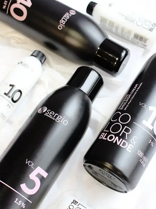 SERGIO PROFESSIONAL Крем-окислитель COLOR&BLOND 6% (20 vol), 1000 мл, 1 л, фото 6