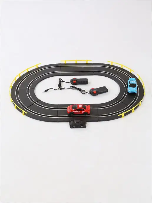 Play Smart Автотрек с машинками на пульте, черный, фото 5