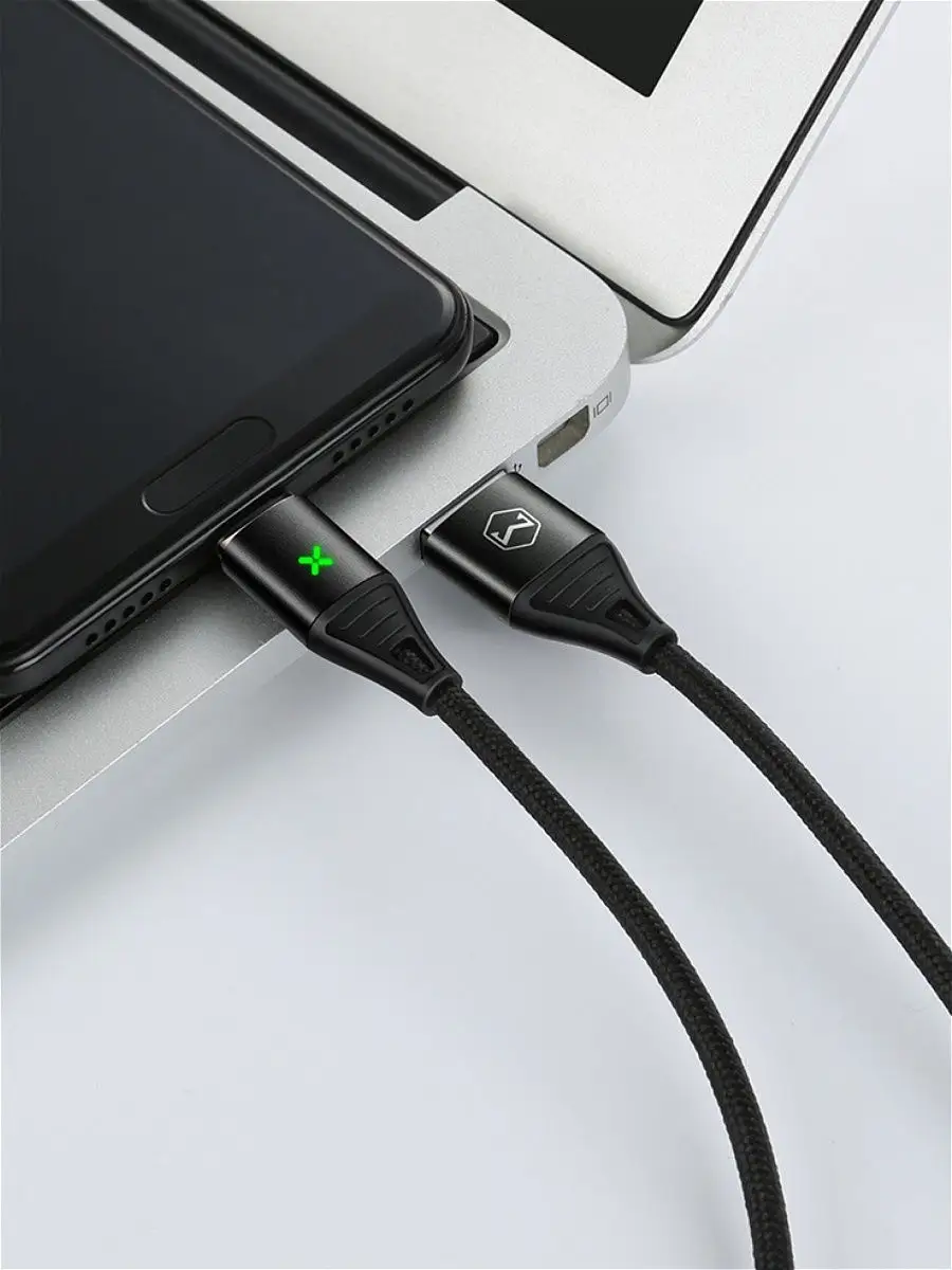 Кабель магнитный Type-c to USB для быстрой зарядки высокопрочный 120 см /  Quick Charge 4.0 / 3А McDodo 10725497 купить в интернет-магазине Wildberries