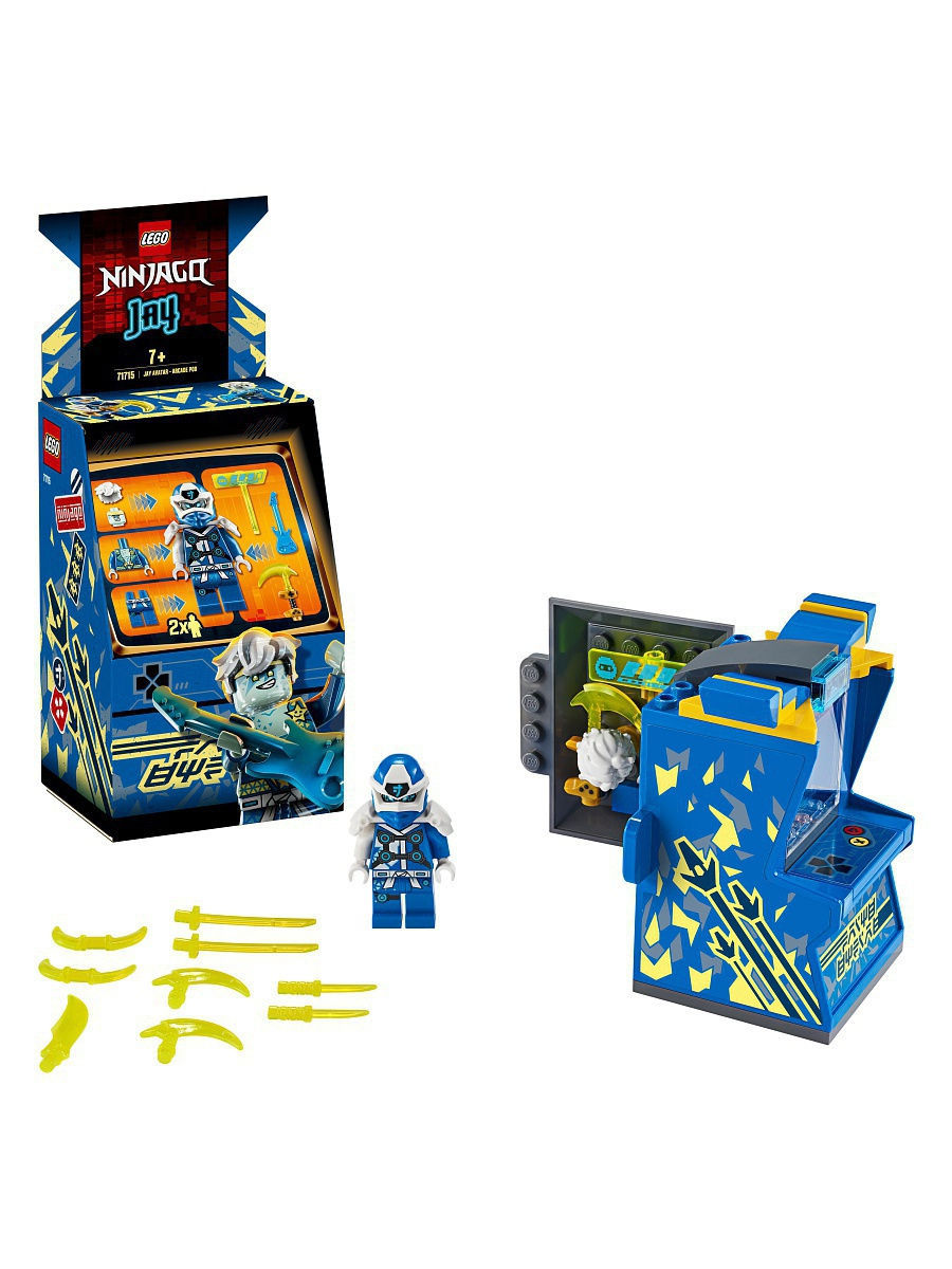 Конструктор LEGO NINJAGO 71715 Игровой автомат Джея / классная игрушка,  сюжетно ролевая LEGO 10726342 купить в интернет-магазине Wildberries