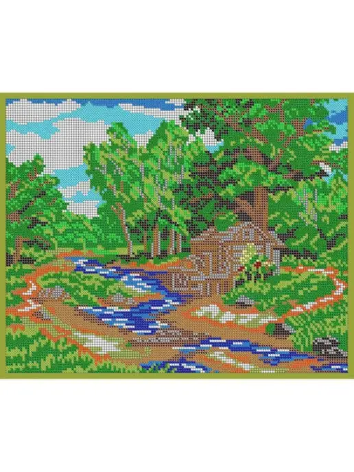 Умелица Схема для вышивания бисером 30*24см, 30x24 см, фото 4