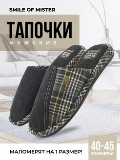 Тапочки домашние Smile of Mister 10735820 купить за 340 ₽ в интернет-магазине Wildberries