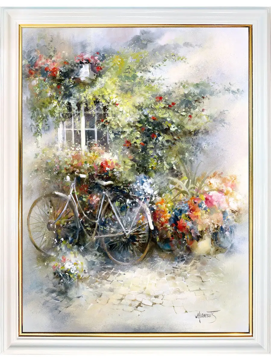 Картина "Всё в цветах", формат 30х40, Арт. ХВ45-30х40