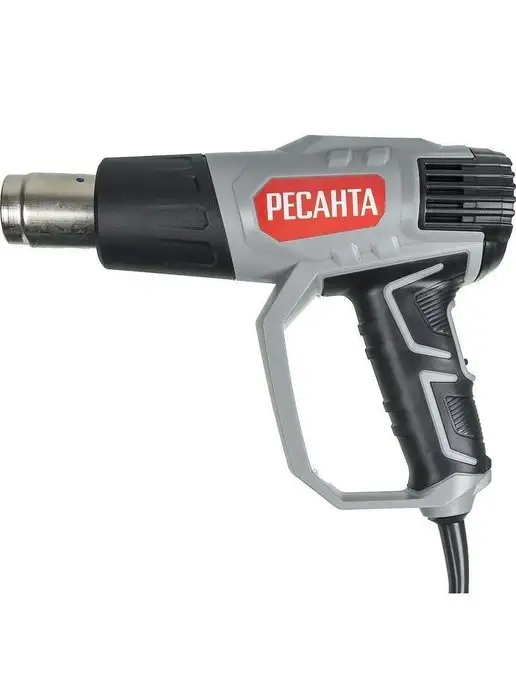 РЕСАНТА Строительный фен ФЭ-2000К, черный, фото 5