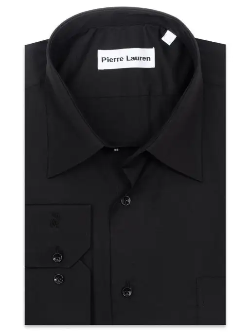 Pierre Lauren Рубашка больших размеров, черный